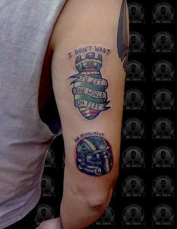 Old School Color Tattoo