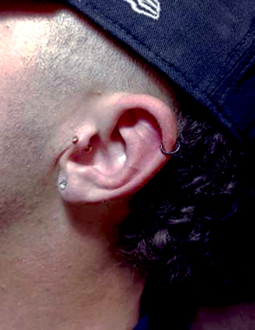 Tragus Mr Smith Bali Piercing